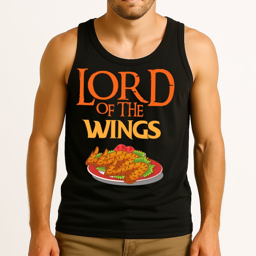 Funny Lord Of The Wings Chicken Wings Funny Chicken Wings Tank Top