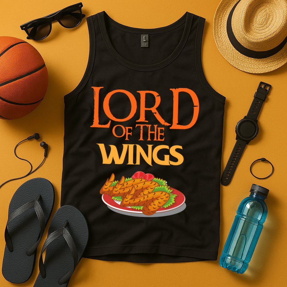 Funny Lord Of The Wings Chicken Wings Funny Chicken Wings Tank Top