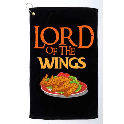 Funny Lord Of The Wings Chicken Wings Funny Chicken Wings Golf Towel