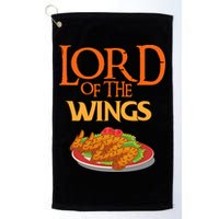 Funny Lord Of The Wings Chicken Wings Funny Chicken Wings Golf Towel