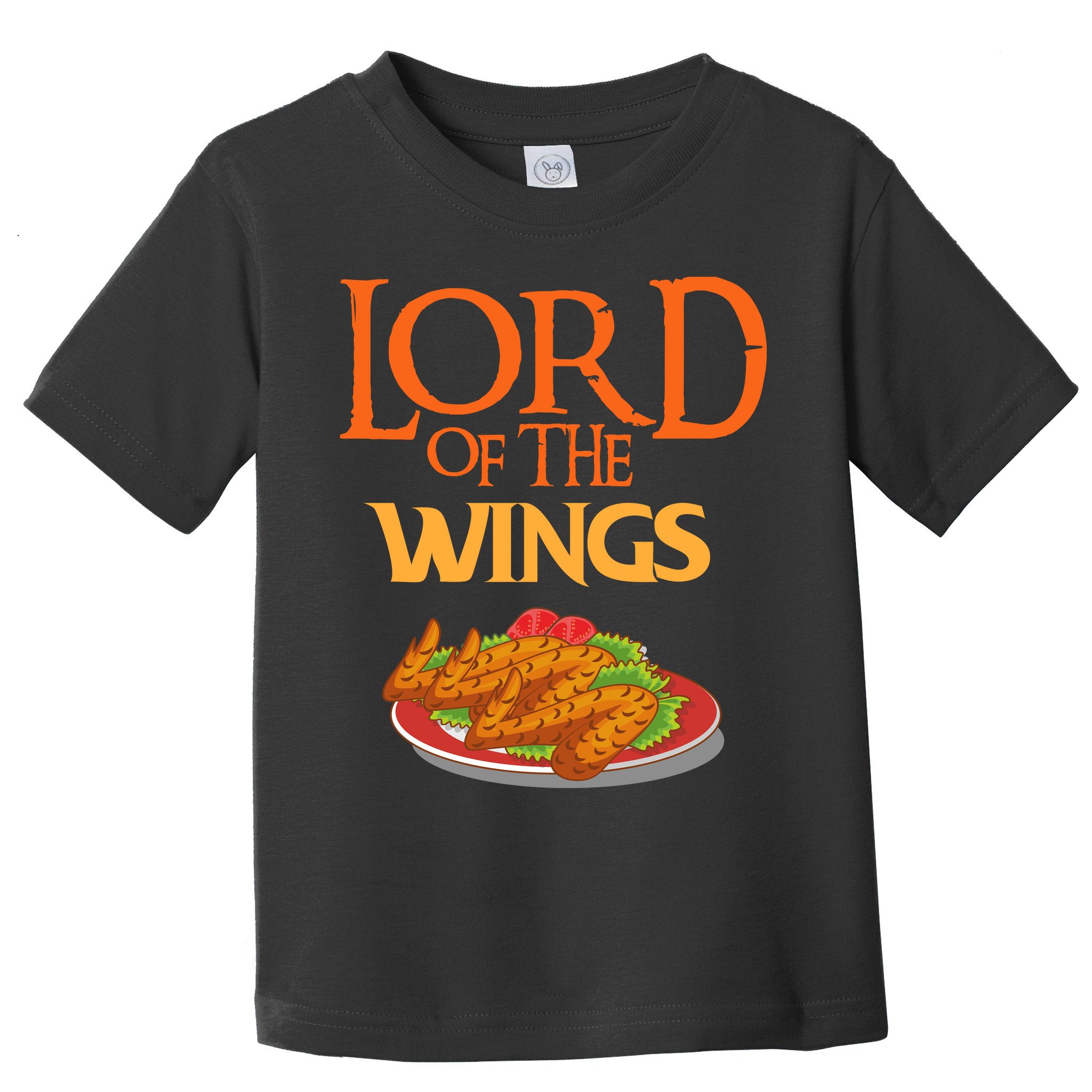 Funny Lord Of The Wings Chicken Wings Funny Chicken Wings Toddler T-Shirt