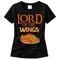Funny Lord Of The Wings Chicken Wings Funny Chicken Wings Womens T-Shirt