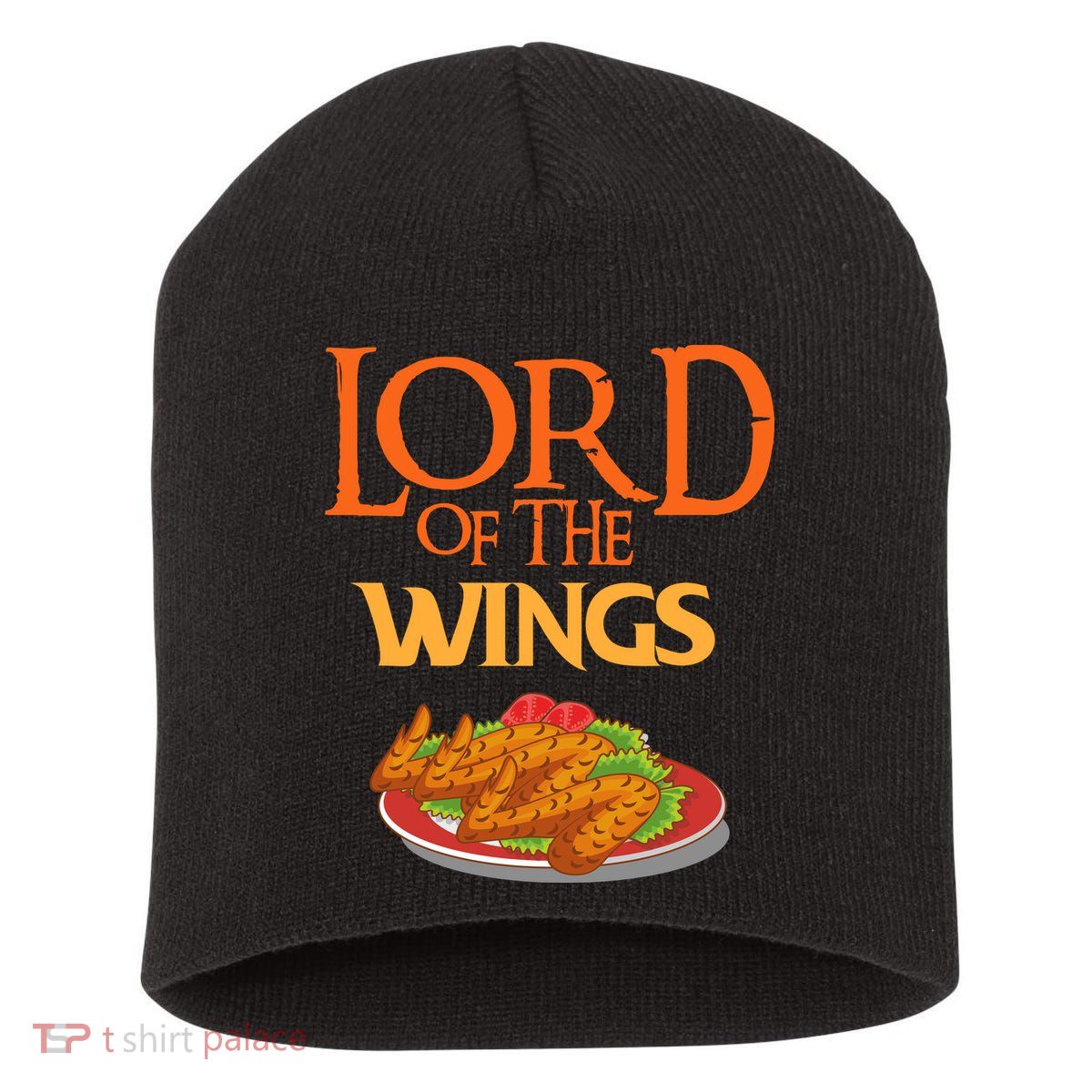 Funny Lord Of The Wings Chicken Wings Funny Chicken Wings Short Acrylic Beanie