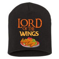 Funny Lord Of The Wings Chicken Wings Funny Chicken Wings Short Acrylic Beanie
