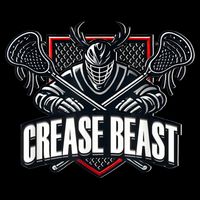 Funny Lacrosse Ops Warning Of Crease Beast LAX Goalie Cropped Pullover Crew