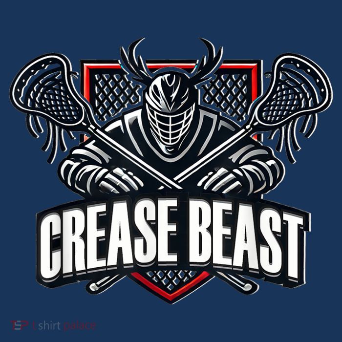Funny Lacrosse Ops Warning Of Crease Beast LAX Goalie Bucket Hat