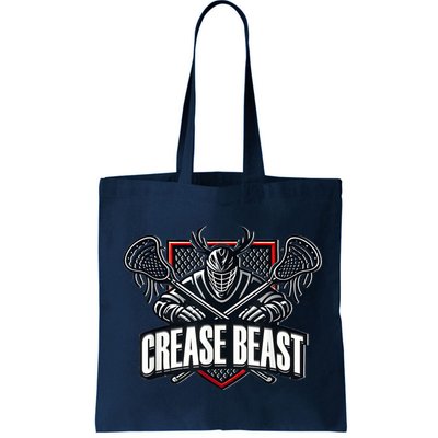 Funny Lacrosse Ops Warning Of Crease Beast LAX Goalie Bag