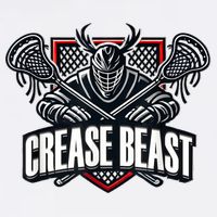 Funny Lacrosse Ops Warning Of Crease Beast LAX Goalie Garment-Dyed Sweatshirt