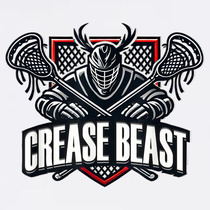 Funny Lacrosse Ops Warning Of Crease Beast LAX Goalie Garment-Dyed Sweatshirt