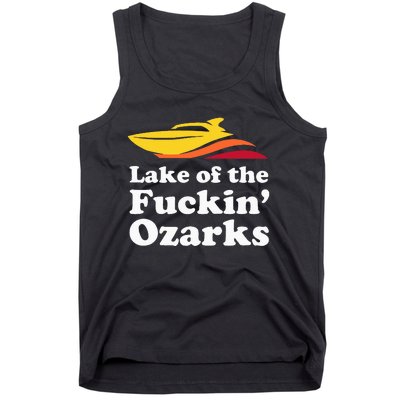 Funny Lake Of The Fuckin Ozarks Boating Missouri Tank Top