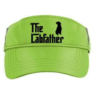 Funny Labrador Owner The Labfather Lab Father Gift Adult Drive Performance Visor