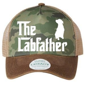 Funny Labrador Owner The Labfather Lab Father Gift Legacy Tie Dye Trucker Hat