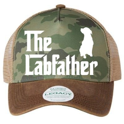 Funny Labrador Owner The Labfather Lab Father Gift Legacy Tie Dye Trucker Hat