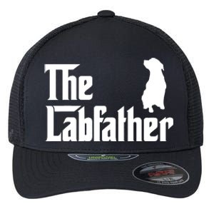 Funny Labrador Owner The Labfather Lab Father Gift Flexfit Unipanel Trucker Cap