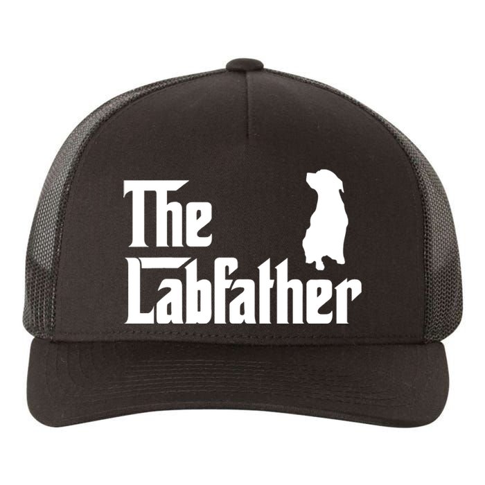 Funny Labrador Owner The Labfather Lab Father Gift Yupoong Adult 5-Panel Trucker Hat