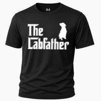Funny Labrador Owner The Labfather Lab Father Gift Cooling Performance Crew T-Shirt