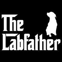 Funny Labrador Owner The Labfather Lab Father Gift Backpack