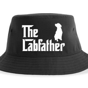 Funny Labrador Owner The Labfather Lab Father Gift Sustainable Bucket Hat