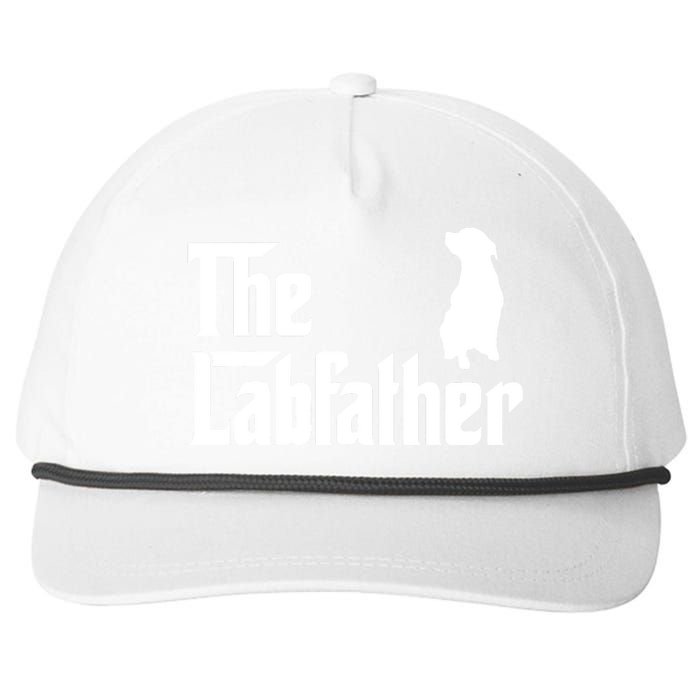 Funny Labrador Owner The Labfather Lab Father Gift Snapback Five-Panel Rope Hat