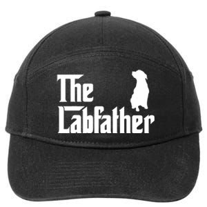 Funny Labrador Owner The Labfather Lab Father Gift 7-Panel Snapback Hat