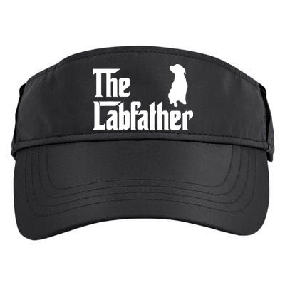 Funny Labrador Owner The Labfather Lab Father Gift Adult Drive Performance Visor