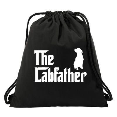 Funny Labrador Owner The Labfather Lab Father Gift Drawstring Bag