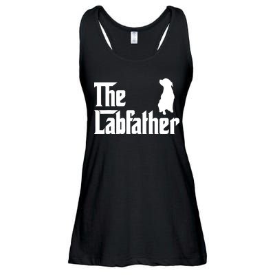 Funny Labrador Owner The Labfather Lab Father Gift Ladies Essential Flowy Tank