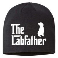 Funny Labrador Owner The Labfather Lab Father Gift Sustainable Beanie