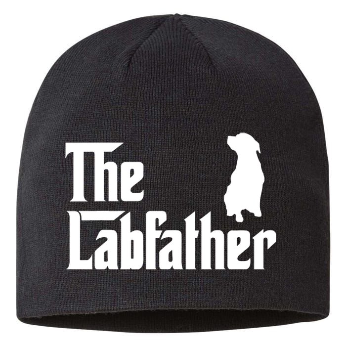 Funny Labrador Owner The Labfather Lab Father Gift Sustainable Beanie