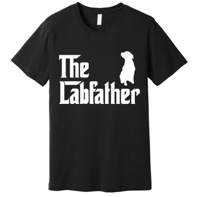 Funny Labrador Owner The Labfather Lab Father Gift Premium T-Shirt