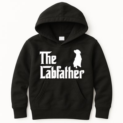 Funny Labrador Owner The Labfather Lab Father Gift Kids Hoodie