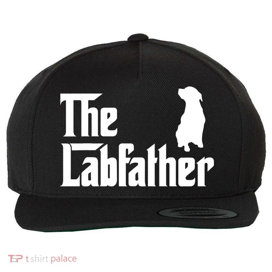 Funny Labrador Owner The Labfather Lab Father Gift Wool Snapback Cap