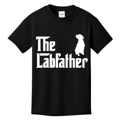 Funny Labrador Owner The Labfather Lab Father Gift Kids T-Shirt