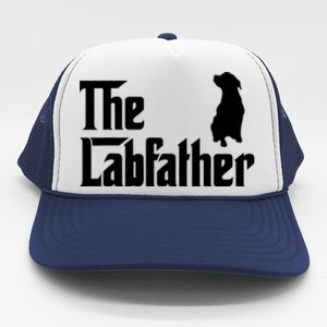 Funny Labrador Owner The Labfather Lab Father Gift Trucker Hat