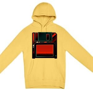 Floppy Disc Premium Pullover Hoodie