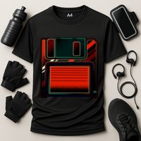 Floppy Disc Cooling Performance Crew T-Shirt