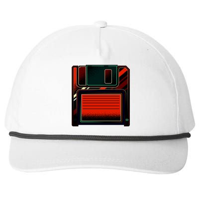 Floppy Disc Snapback Five-Panel Rope Hat