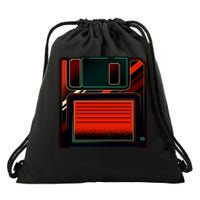 Floppy Disc Drawstring Bag