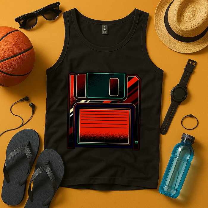 Floppy Disc Tank Top