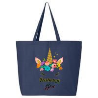 Floral Birthday Girl Unicorn 25L Jumbo Tote