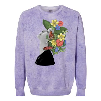 Floral Hat Art Colorblast Crewneck Sweatshirt