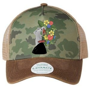 Floral Hat Art Legacy Tie Dye Trucker Hat