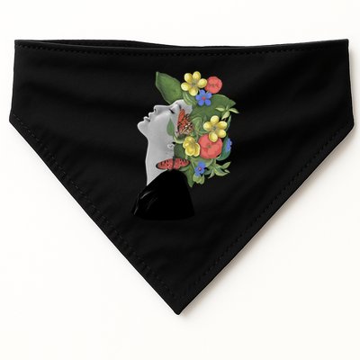 Floral Hat Art USA-Made Doggie Bandana