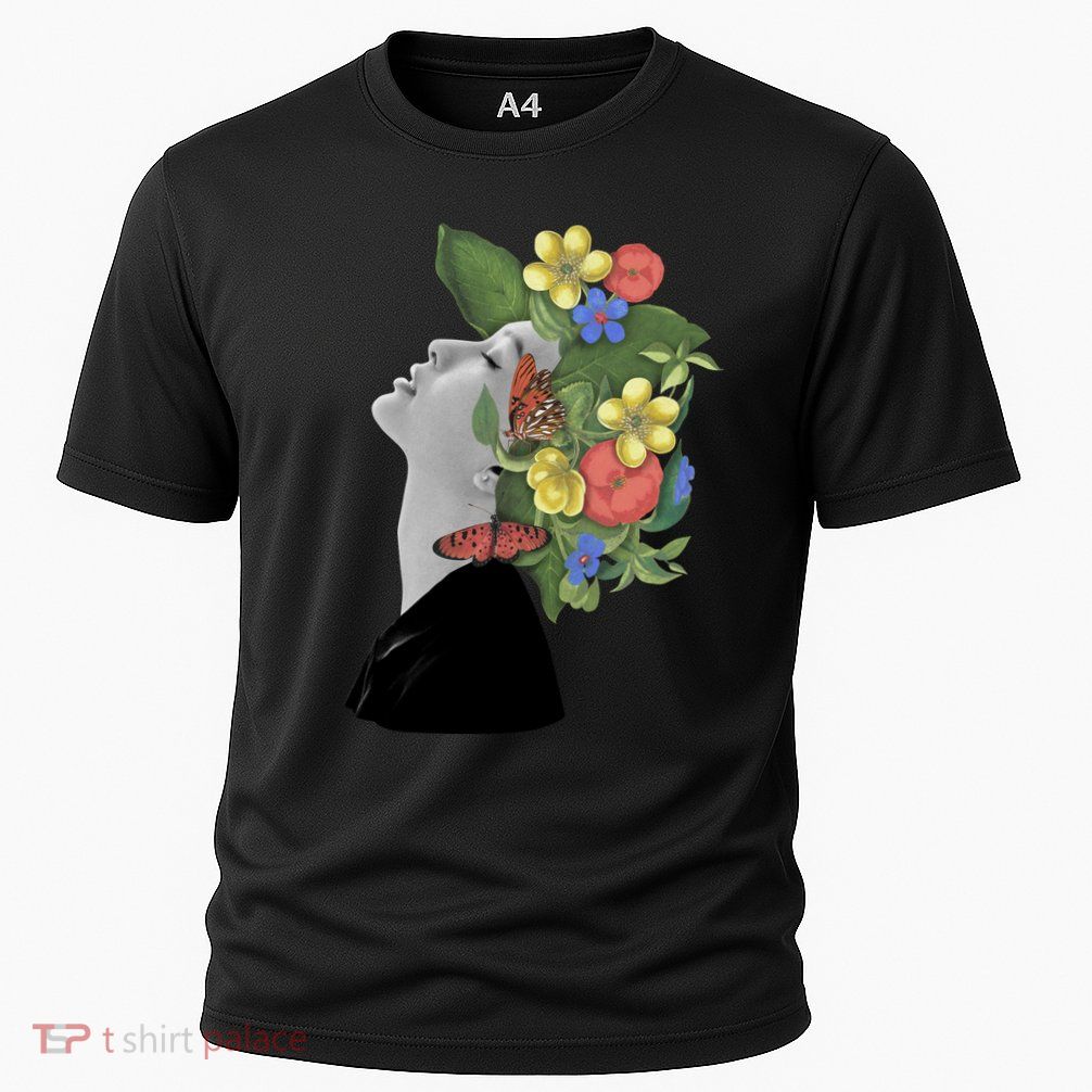 Floral Hat Art Performance Shirt