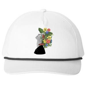 Floral Hat Art Snapback Five-Panel Rope Hat