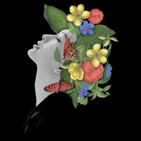 Floral Hat Art Flatbill Hat