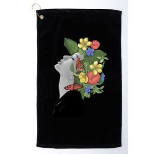 Floral Hat Art Platinum Collection Golf Towel