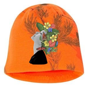 Floral Hat Art Kati - Camo Knit Beanie