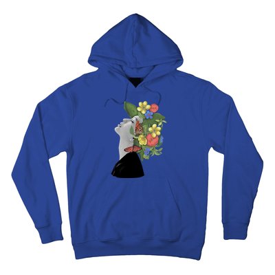 Floral Hat Art Hoodie