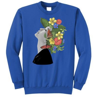 Floral Hat Art Sweatshirt